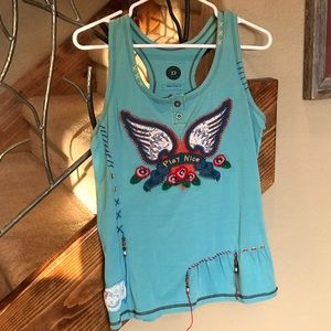 Double D Ranch Embellished Tank Small